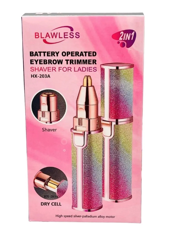 DEPILADORA FACIAL Y CEJAS 2 EN 1 - 2