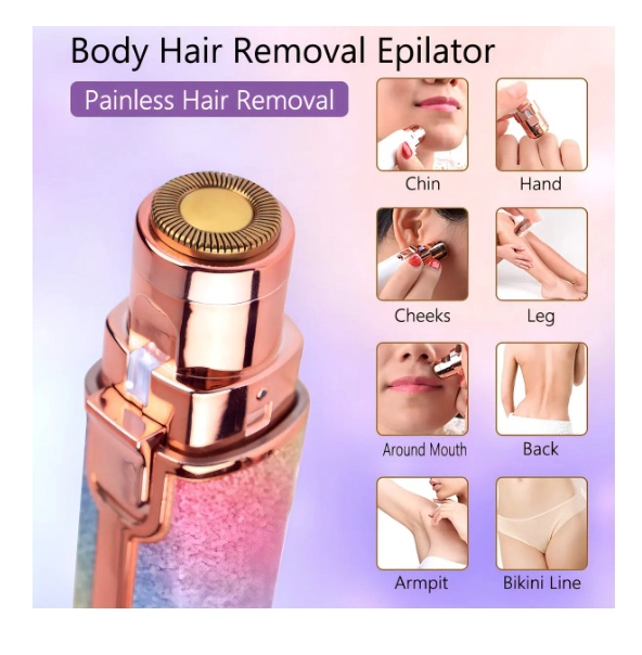 DEPILADORA FACIAL Y CEJAS 2 EN 1 - 3