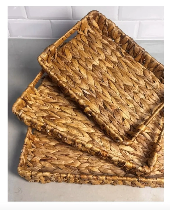SET 3 BANDEJAS RECTANGULAR TRENZADAS - 2