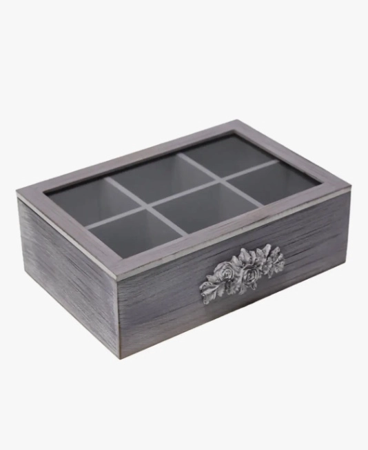 CAJA DE TE DE MADERA - 1