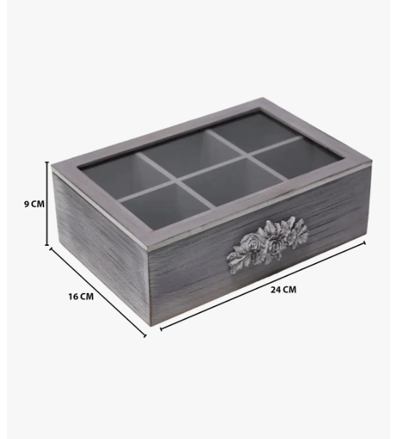 CAJA DE TE DE MADERA - 5