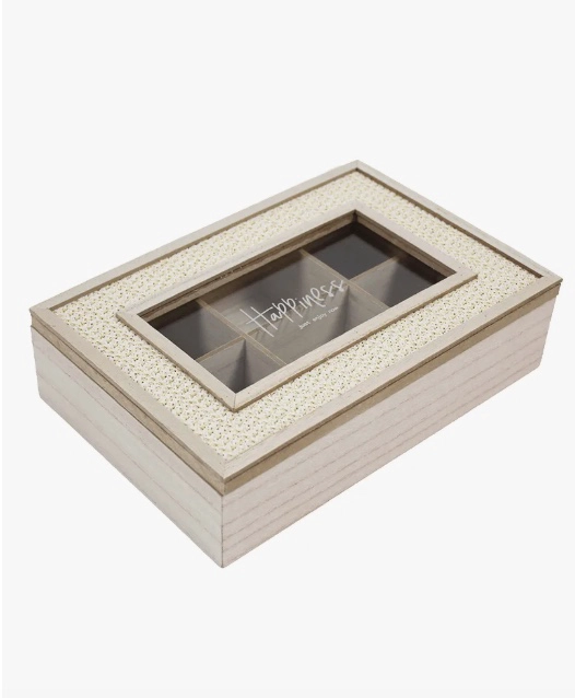 CAJA DE TE DE MADERA - 1
