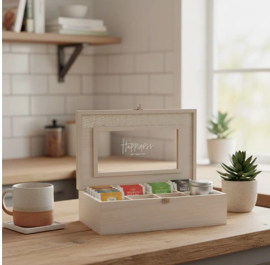 CAJA DE TE DE MADERA - 3