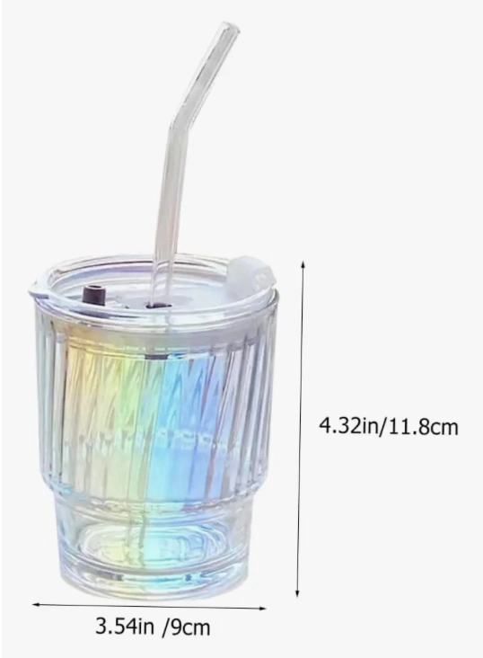 X4 VASO DE VIDRIO TORNASOL - 3