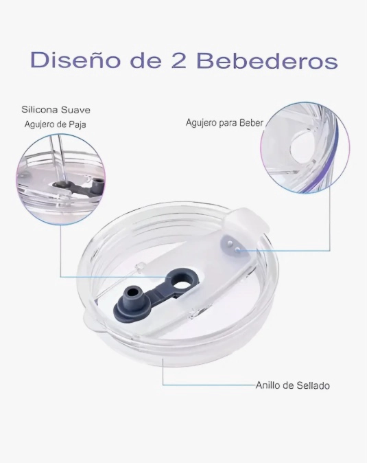 X4 VASO DE VIDRIO TORNASOL - 5