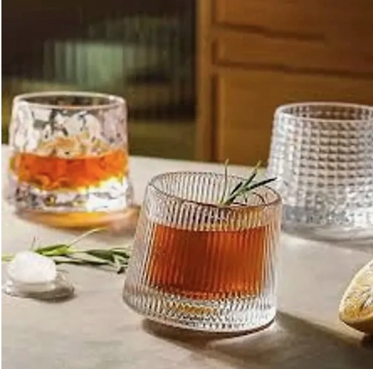 SET DE VASOS DE CRISTAL  6 UNIDADES - 1