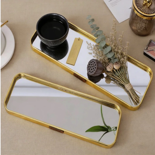BANDEJA RECTANGULAR CON ESPEJO - 3