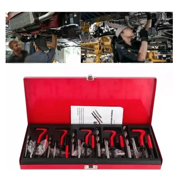 KIT 131 INSERTOS REPARACION HILOS DAÑADOS - 6