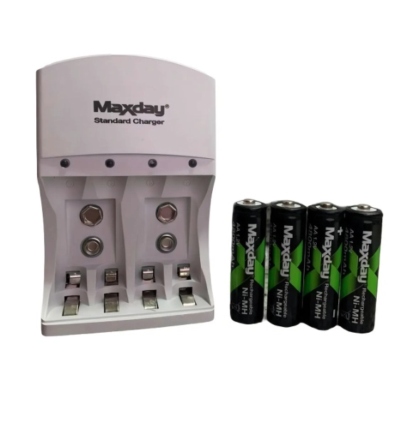 CARGADOR DE PILA MAXDAY AA - 2