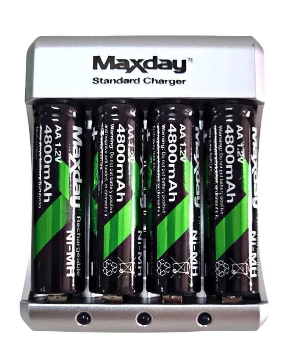 CARGADOR DE PILA MAXDAY AA - 5