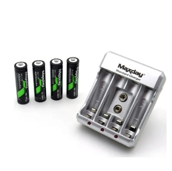 CARGADOR DE PILA MAXDAY AA - 6