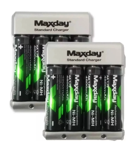 X2 CARGADOR DE PILAS AA AAA - 1