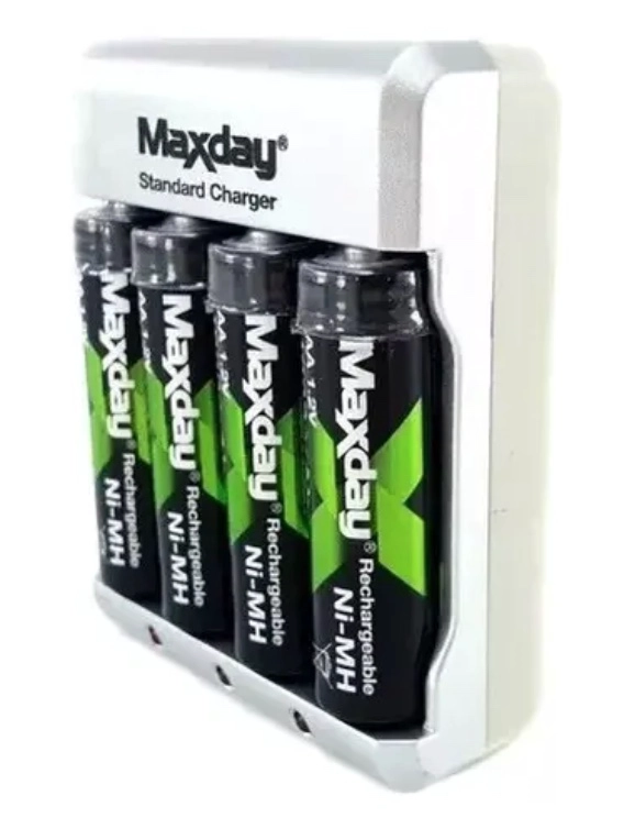X2 CARGADOR DE PILAS AA AAA - 2