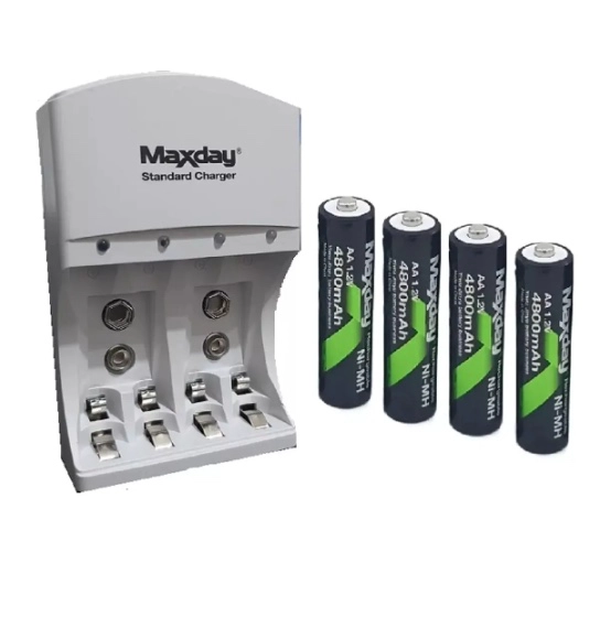 X2 CARGADOR DE PILAS AA AAA - 4