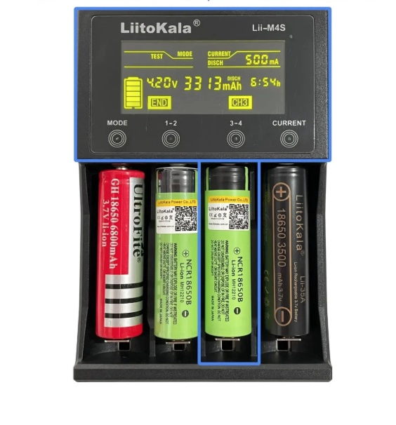 CARGADOR ANALIZADOR DE PILAS AA AAA - 5