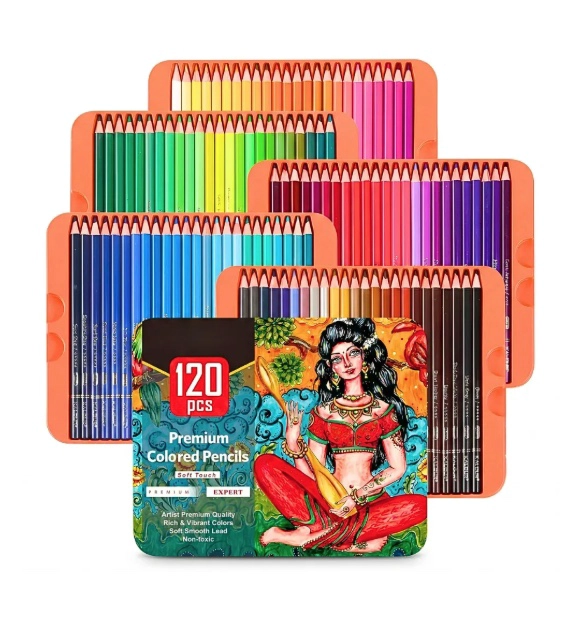 SET 120 LAPICES DE DIBUJO PROFESIONAL - 2