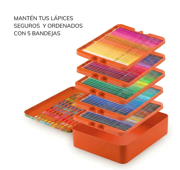 SET 120 LAPICES DE DIBUJO PROFESIONAL - 4