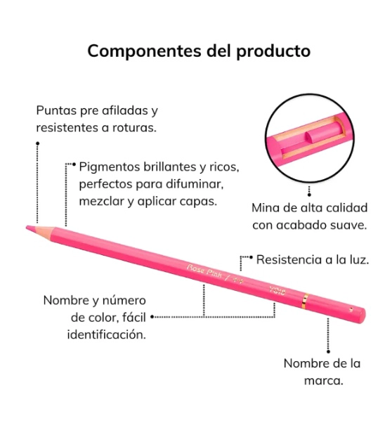 SET 120 LAPICES DE DIBUJO PROFESIONAL - 7