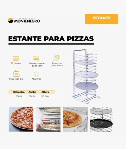 ORGANIZADOR REJILLAS PIZZA - 2