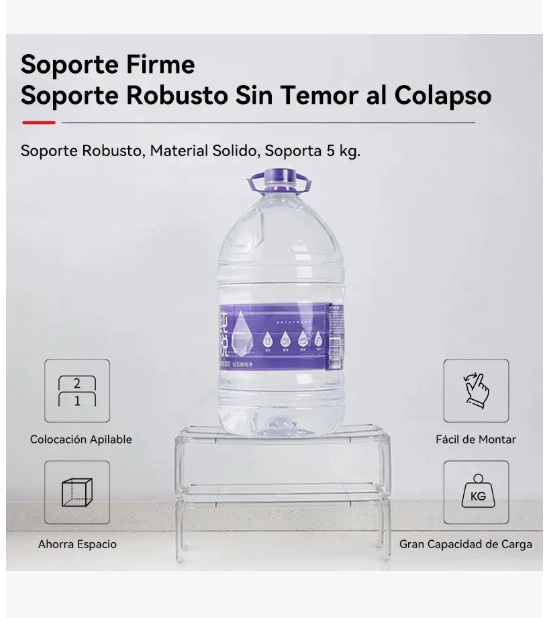 ORGANIZADOR DE COCINA PACK 2 ESTANTE - 4