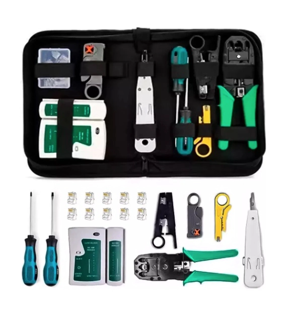 KIT HERRAMIENTAS CABLEADO TESTER - 1