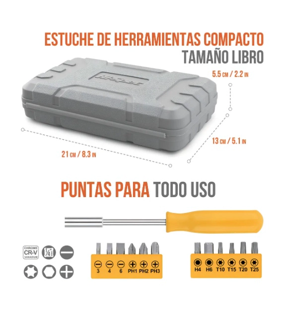 JUEGO DE HERRAMIENTAS 24 PIEZAS - 3