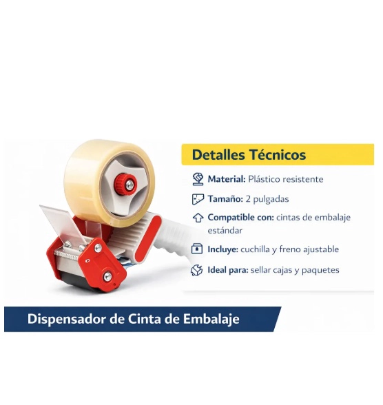 DISPENSADOR DE CINTA MAQUINA EMBALAJE - 3