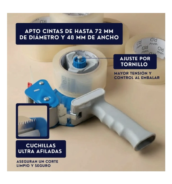 DISPENSADOR DE CINTA MAQUINA EMBALAJE - 2
