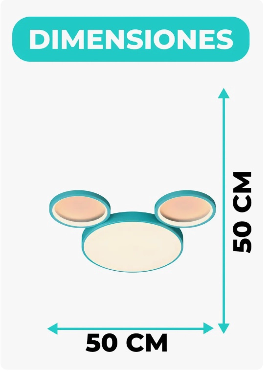 LAMPARA LED TECHO NIÑOS - 4