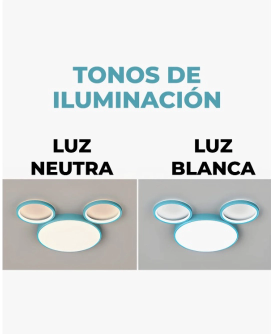 LAMPARA LED TECHO NIÑOS - 5