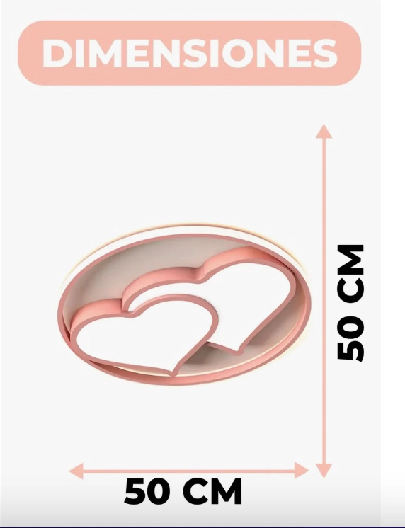 LAMPARA CORAZONES LED - 4