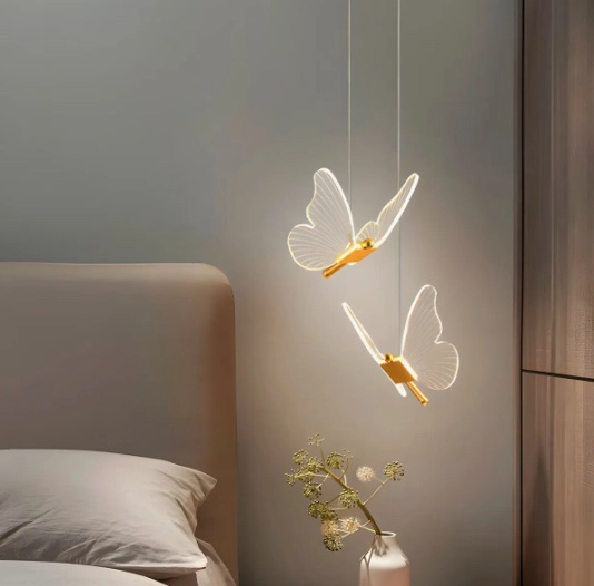 LAMPARA LED MARIPOSAS TECHO COLGANTE - 4