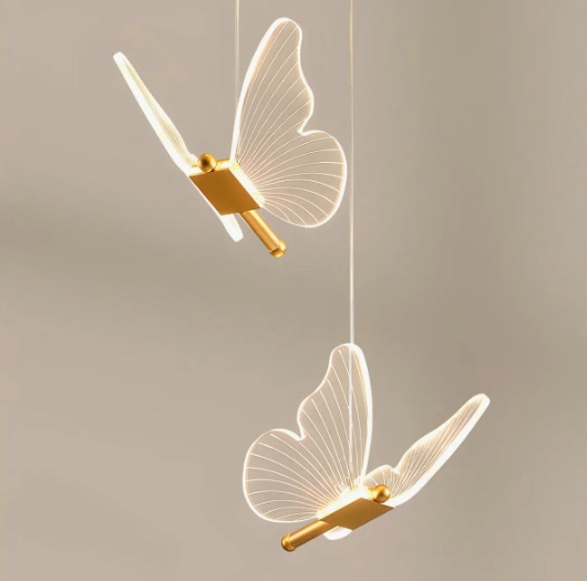 LAMPARA LED MARIPOSAS TECHO COLGANTE - 9
