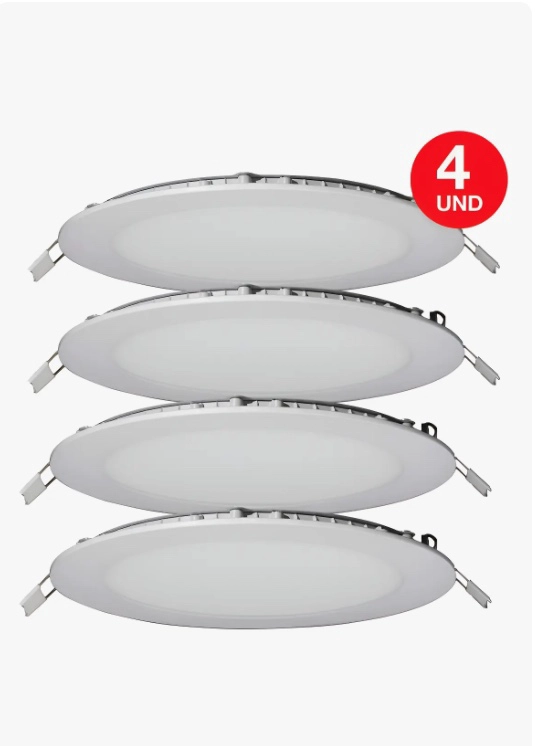 PACK 4 PANEL LED FOCO PLAFON - 1