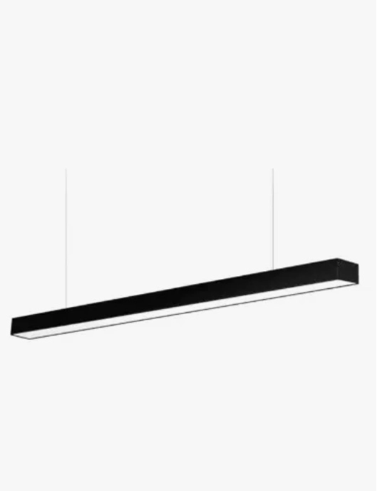 LAMPARA COLGANTE NEGRA LINEAL - 1