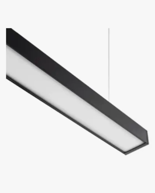 LAMPARA COLGANTE NEGRA LINEAL - 4
