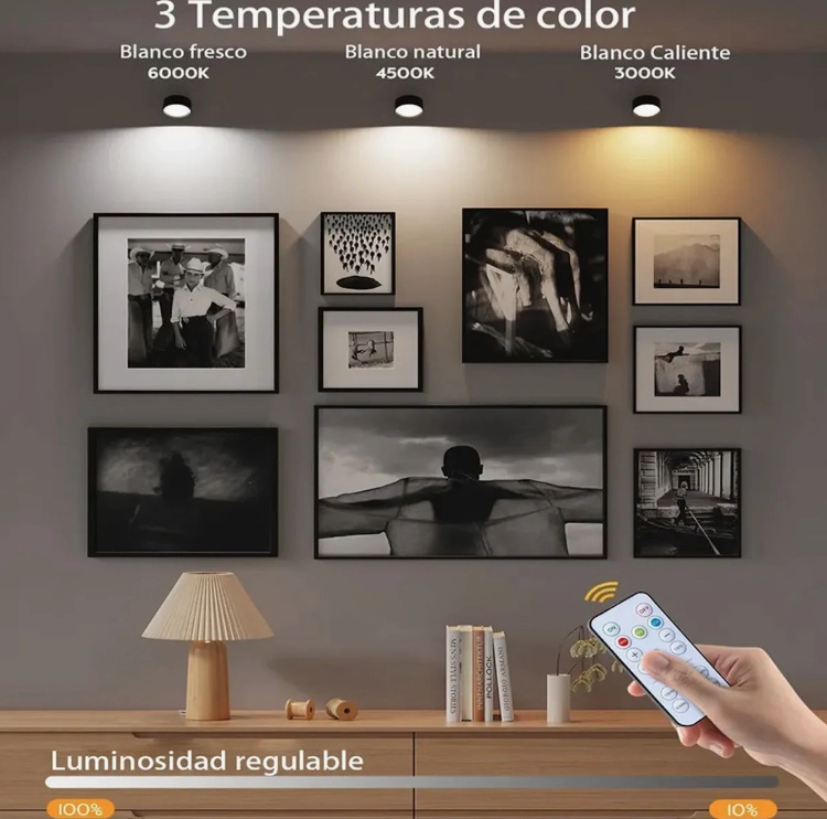 LAMPARA DE PARED RECARGABLE - 2
