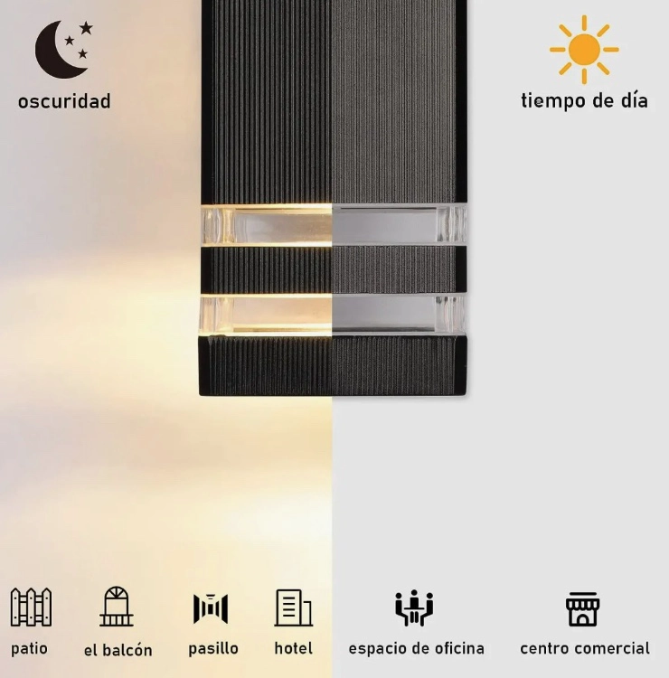 LAMPARA DE PARED IMPERMEABLE - 7