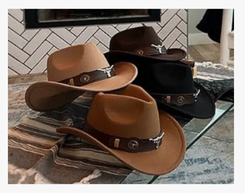 SOMBRERO VAQUERO ESTILO TEXANO - 4