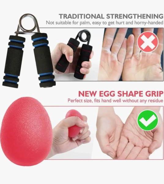 ENTRENADOR DE FUERZA DE AGARRE DE MANO,3PCS - 2