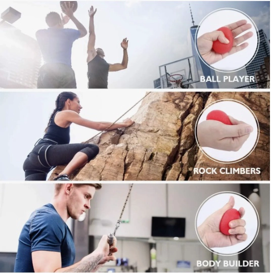 ENTRENADOR DE FUERZA DE AGARRE DE MANO,3PCS - 8