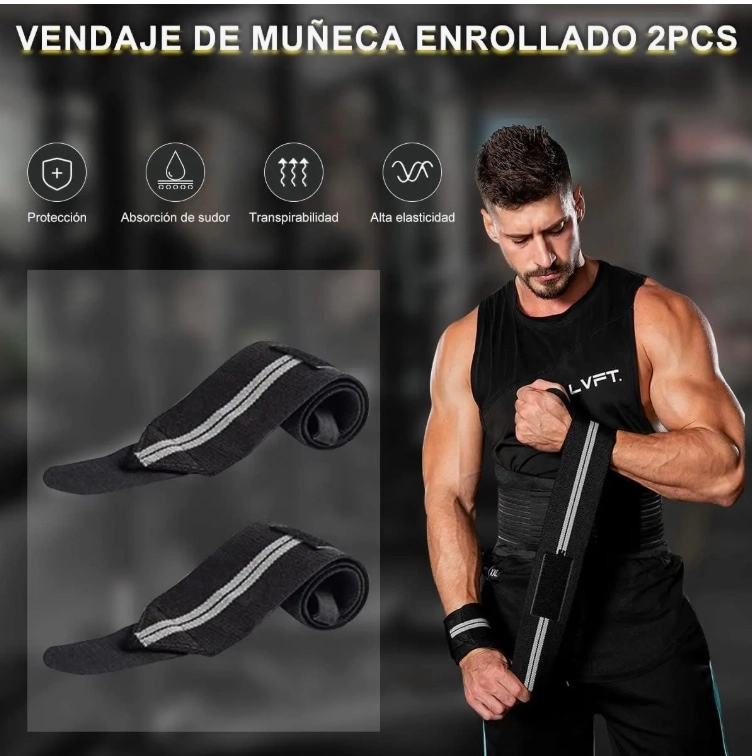 2X CORREAS LEVANTAMIENTO PESAS - 2