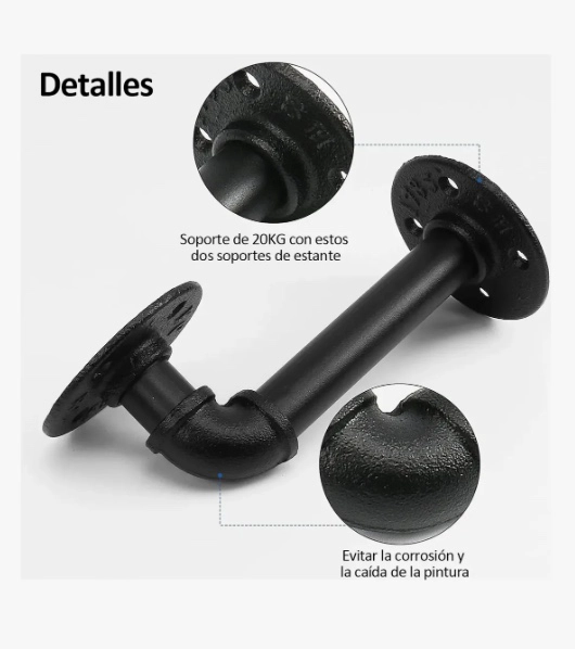 4 PCS L SOPORTE REFORZADO - 5