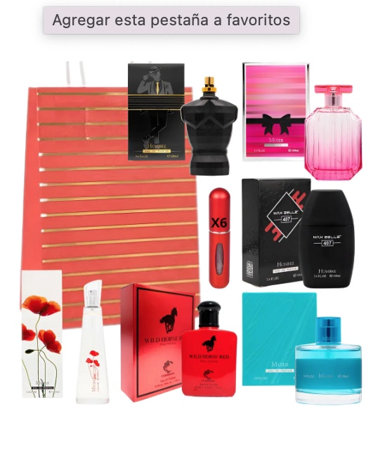 KIT X6 PERFUMES ALTERNATIVOS - 1