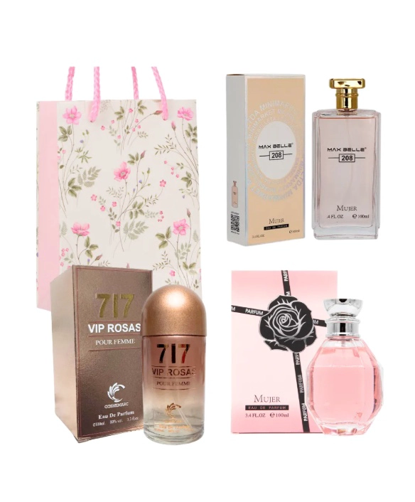 KIT DE 3 PERFUMES PARA MUJER - 1