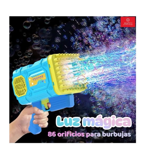 PISTOLA LANZA BURBUJAS - 6