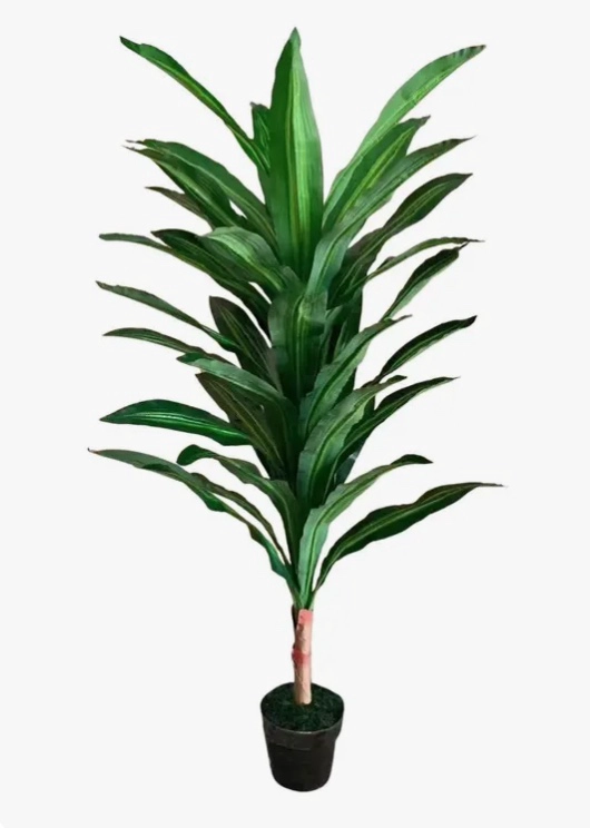 PLANTA ARTIFICIAL BANANO + MACETERO - 1