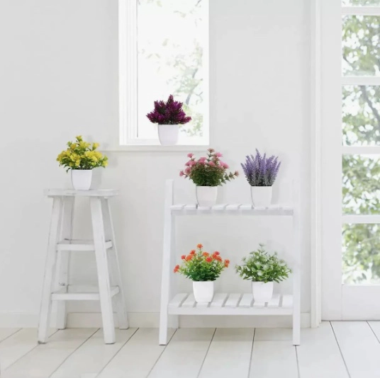 6PZS PLANTAS FLORES ARTIFICIALES - 4