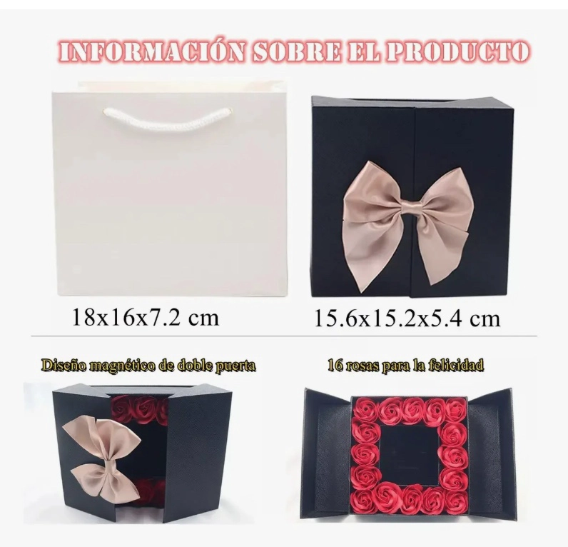 CAJA CON COLLAR FLOR ETERNA - 2