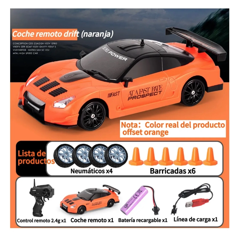 AUTO DRIFT RC DE 2.4 G 4WD - 2